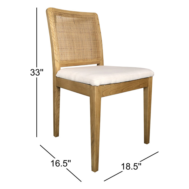 ORVILLE DINING CHAIR-SET OF TWO, Natural