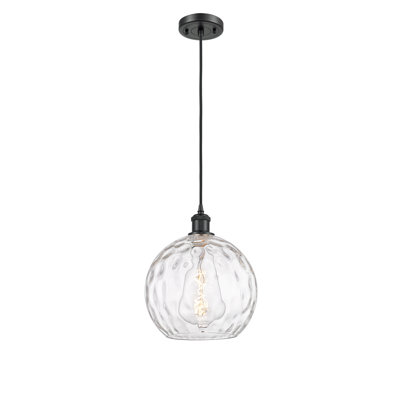 Roxane 1-Light Dimmable Steel Single Pendant 