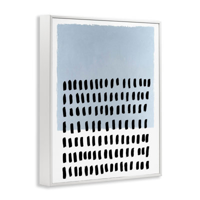  Blue Dotted Pattern Giclee Art by Michael Willett