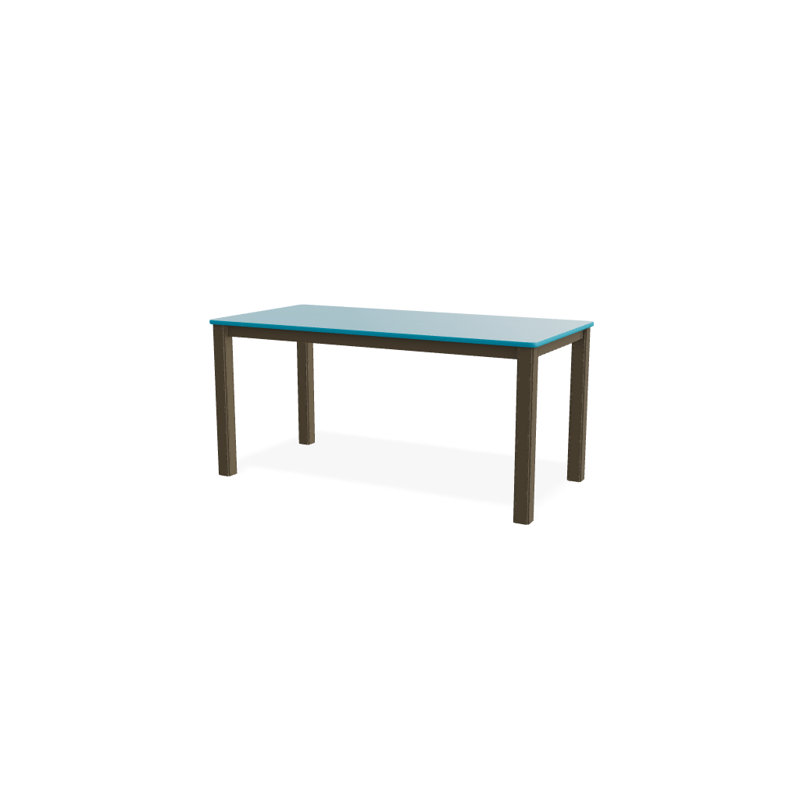 Table basse Robinett, Bois de plage texturé, Aqua PQ0