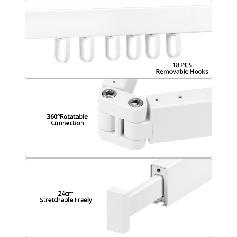 Balyon Iron Wall-Mounted Drying Rack
