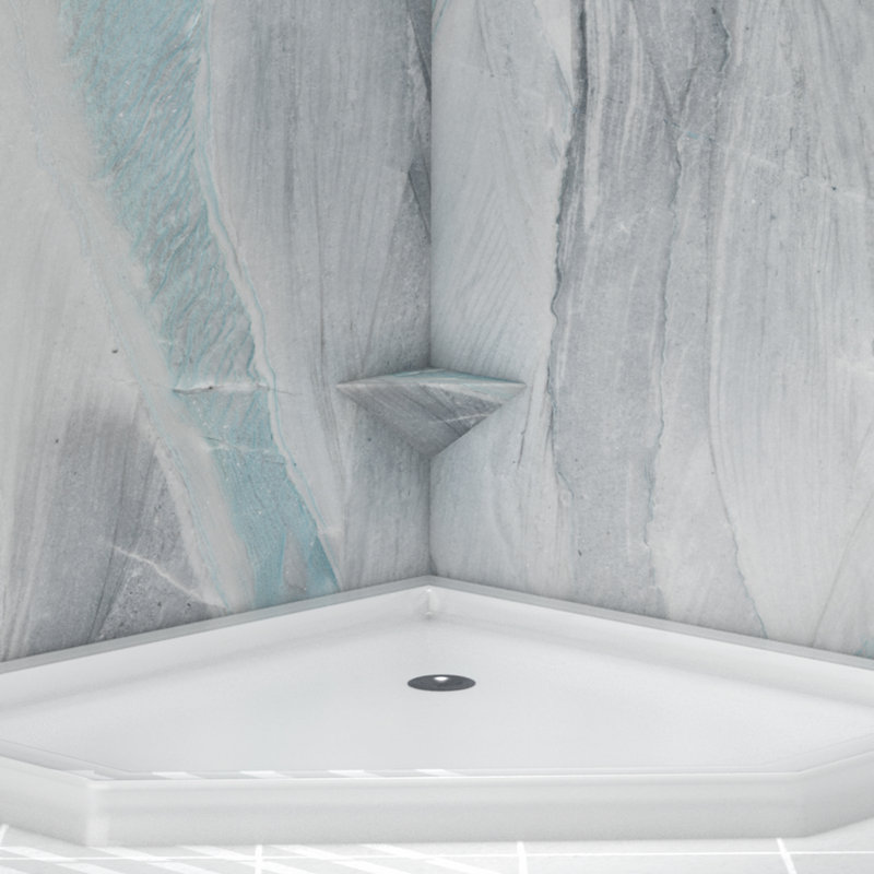 FlexStone 10" Shave Shelf in Triton, Triton