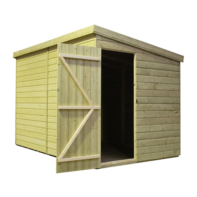 8 x 5 Wooden Lean-To Shed