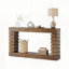 Console en bois avec rangement peu encombrant