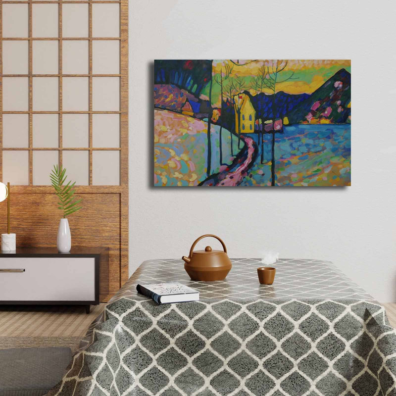 Vasili Kandinsky - peinture sur toile tendue