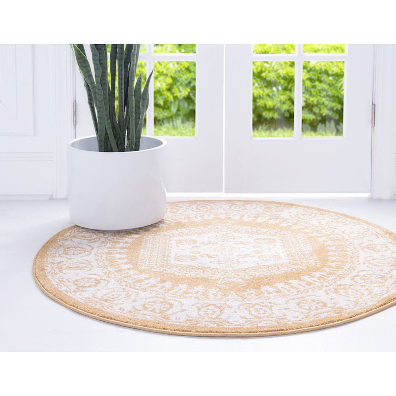 Ulla Oriental Indoor Rug, Round 8'