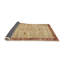 Tapis oriental jaune / brun-133557756