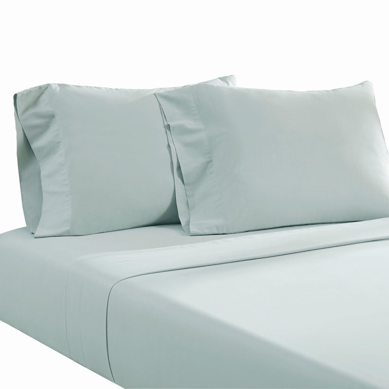 Ivy Cotton Ultra Soft Bed Sheet Set, Prewashed, Navy, King Sheet Set + Fitted Sheet + 2 Pillowcases
