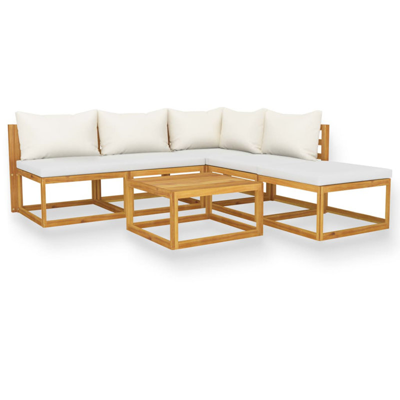Ensemble de conversation modulaire 6 pièces, Crème