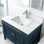 Plateau de meuble-lavabo en quartz de qualité supérieure avec lavabo encastré et résistance aux taches