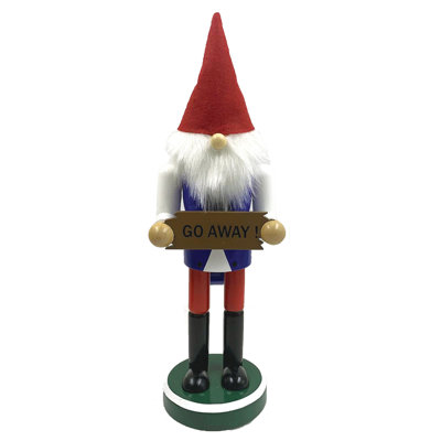 Casse-noisette 12 "Go Away Gnome