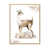 Toile avec cadre flottant beige