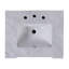 Freestanding Standard Single Vanity Bathroom Vanity With Marble Top-1281410991