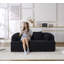 Le canapé-lit pliable 2-en-1 avec support sans ressort et mousse à haute densité se transforme sans effort de la place assise à la surface de couchage pleine grandeur pour les petits espaces.-1941744434