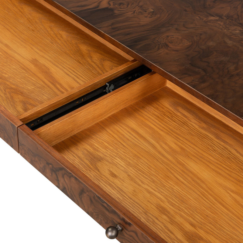 Galvin Desk-Walnut Burl