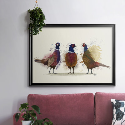 " Pheasant Trio "