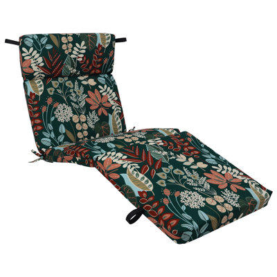 Coussin de chaise longue d'extérieur 72 po x 24 po