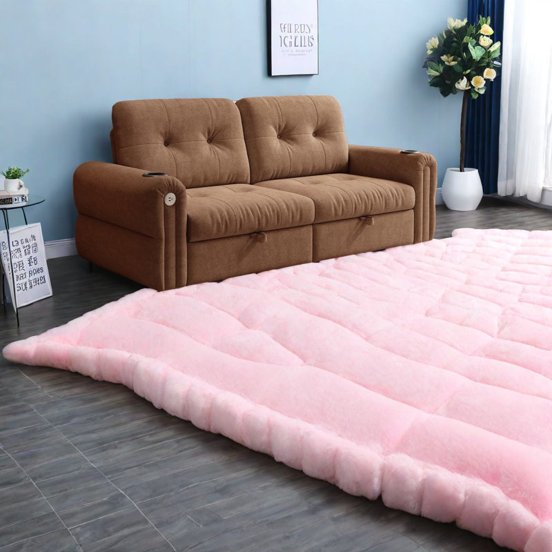 Multifunctional Sofas, Steel Frame Chenille Fabric, Contemporary For Home