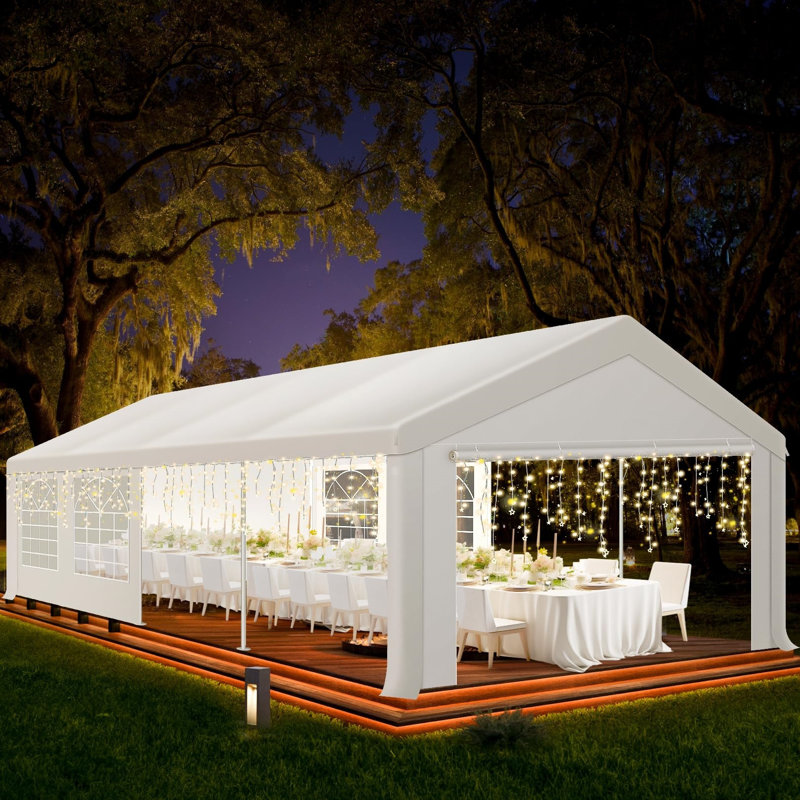 10x30 Party Tent Heavy Duty, 10x30 Tent Canopy with Removable Sidewalls