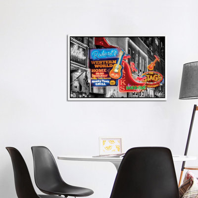 Nashville Broadway Neon by Susanne Kremer - Print on Canvas