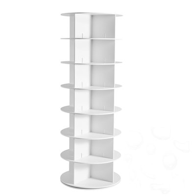 7 Tiers 360°Rotating Shoe Rack Tower