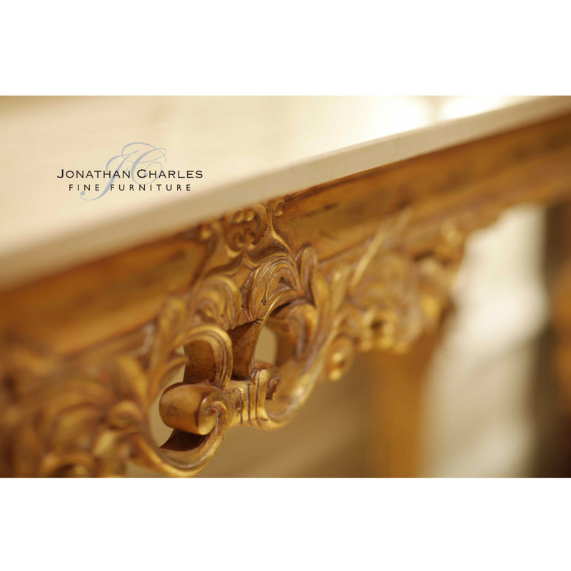 Versailles 67'' W Marble Console Table