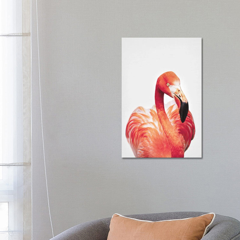 Flamingo by Sisi & Seb - Wrapped Canvas Gallery-Wrapped Canvas Giclée
