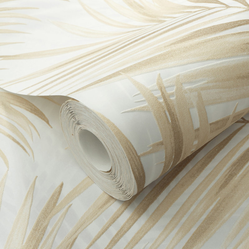 Papier peint Calvado Palm, Beige