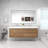 72'' Double Bathroom Vanity with Acrylic Top-2046926155