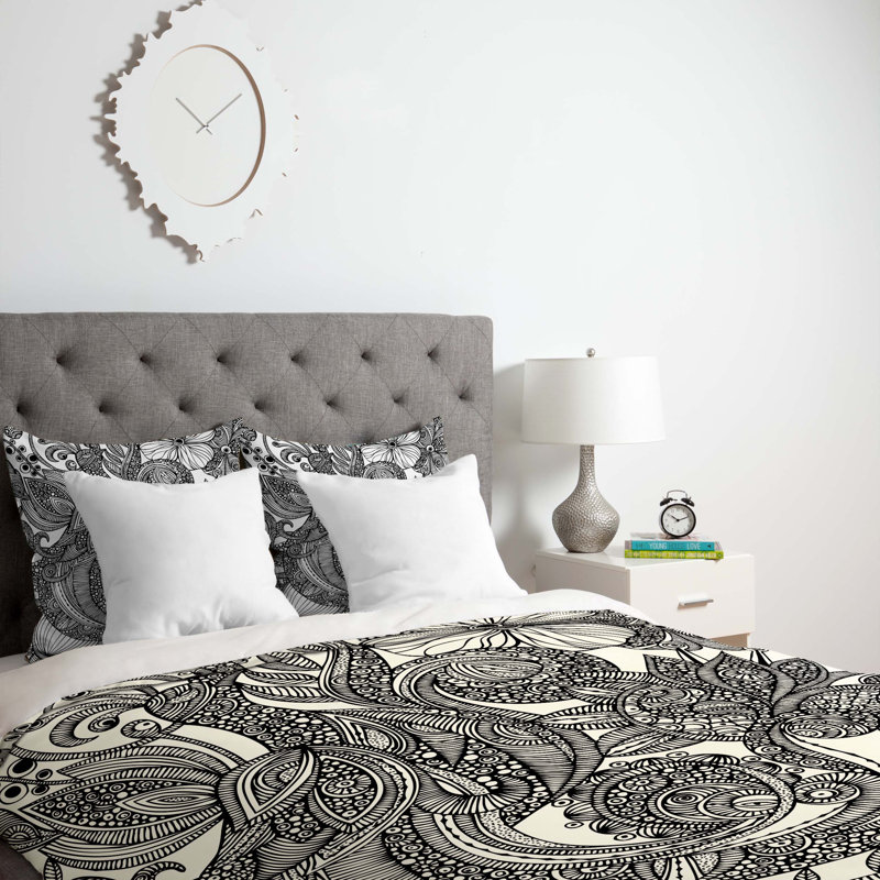 Housse de couette Bird, Housse de couette pour très grand lit, Poids léger