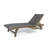 Of 2 Chaise Lounges, Grey, Wood Made, Seat, Side Tray For Enjoyment, Weather , Assembly Required 2Pcs Lounge, Frame, Relaxation, ,