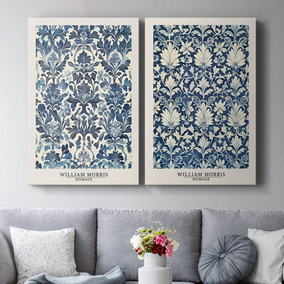 WM MORRIS Series DXXX-Premium Gallery Wrapped Canvas -Ready to Hang