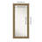 Luxe Non-Beveled Framed Full-Length Floor Leaner Mirror-120330312
