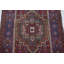 Tapis rouge en laine noué à la main de conception unique 1 pi 10 po x 2 pi 7 po années 1980 Fernandeo