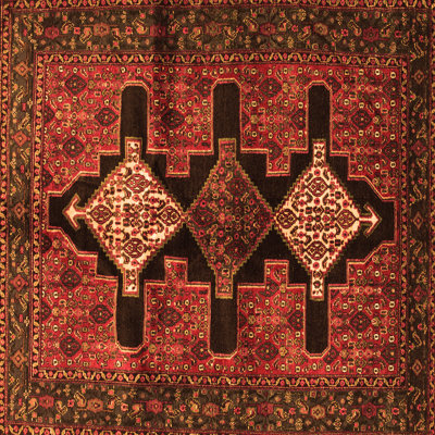 Tapis orange