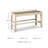 Chailey Polyester Blend Upholstered Bench