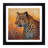 Leopard Color Field Painting No.5 - Single Picture Frame Print on Wood-195697572