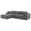 Canapé modulaire en L en chenille-1729343190