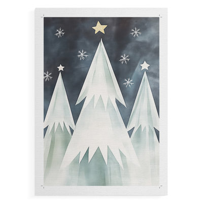 Christmas Holiday Art DCCCLXVI - Impression sur toile seulement - NON-CADRE