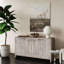 Buffet décoratif 4 portes en bois de style campagnard
