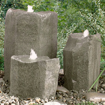 Triple fontaine sans bassin Hajek