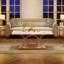 Mattheu Modern Rectangle Coffee Table, Faux Marble Coffee Table for Living Room-1690680817