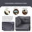 Ishrat Upholstered L-Shaped Sectional with Ottoman Reversible-258400779