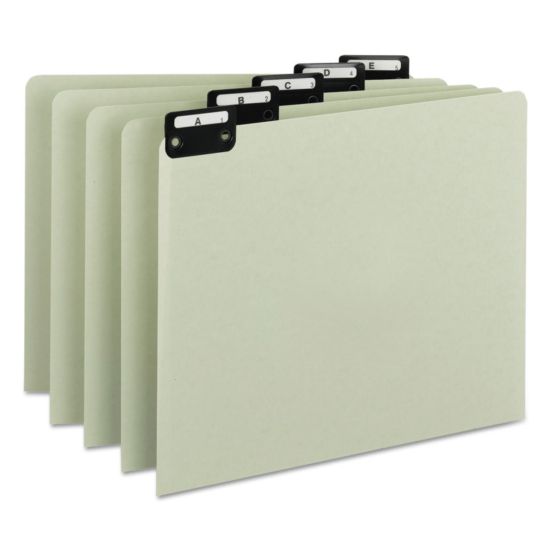 Smead® Alphabetic Top Tab Indexed File Guide Set Manila File Guides
