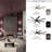 Kichler Breda 84-inch 8-Blade Ceiling Fan in Satin Black with Satin Black Blades-1992409045-1992409066