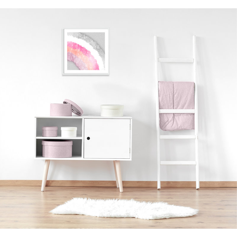 Décoration murale Treasure Sparkles 1 Kids, H 27,5 po x l 27,5 po x P 1,19 po, Encadré de boîte blanc