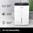 Aeric 50-Pint Portable Dehumidifier with Pump & Drain for Rooms up to 4,500 Sq. Ft. in White
