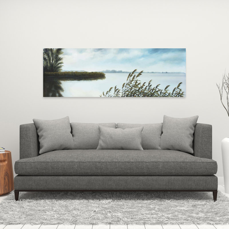 Toile côtière Quiet Lake Décoration intérieure, H 48 po x l 16 po