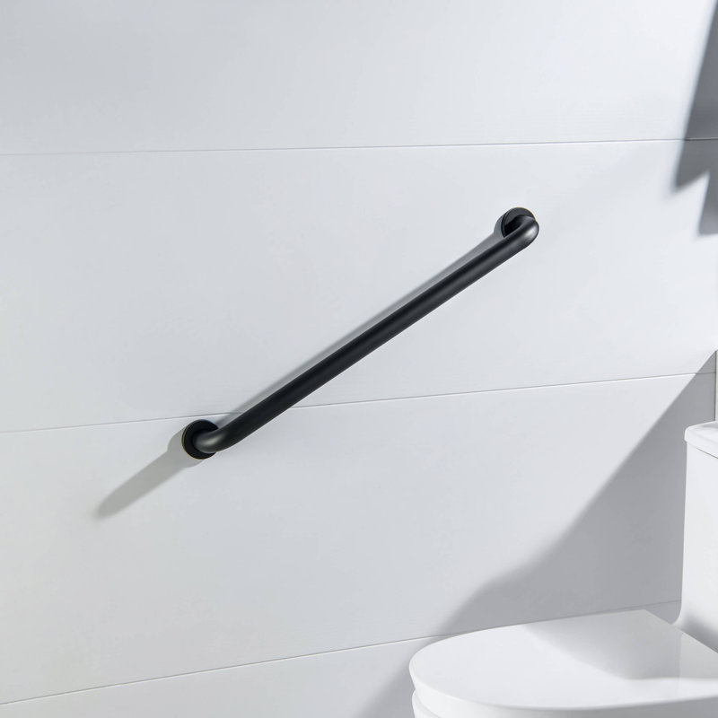 26.38'' Bath Safety Grab Bar, Black