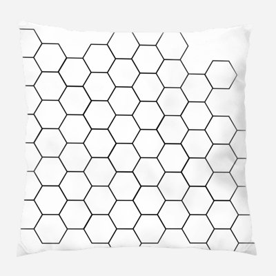 Hexagon Throw Pillow